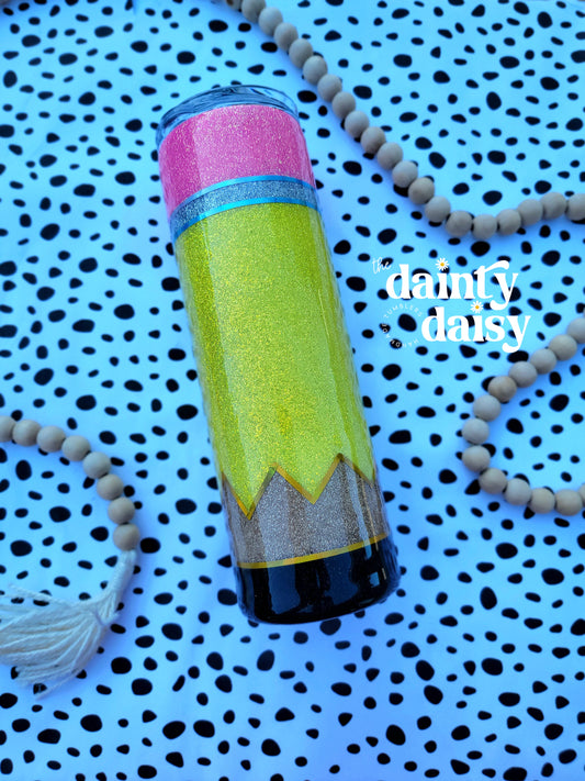 30oz Pencil Skinny Tumbler - Can Be Customized